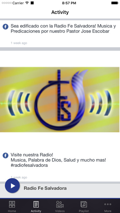 Radio Fe Salvadora screenshot 2