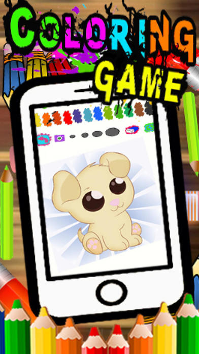Dog Cartoon Coloring Version screenshot 2
