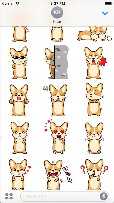 CorgiOji: Corgi Emojis & Stickers Pack Pro screenshot 2