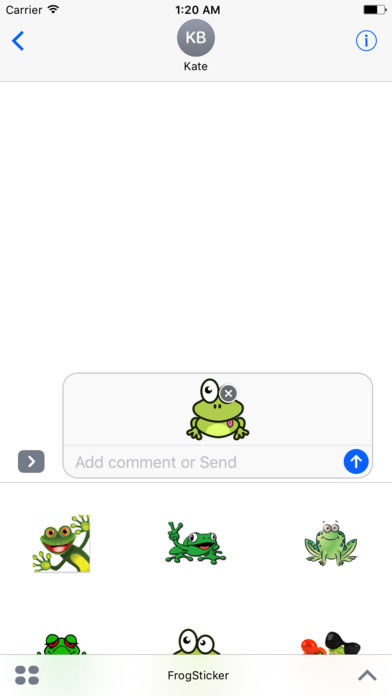 Frog Sticker screenshot 2