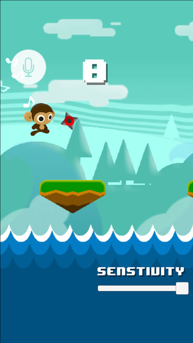 Monkey Scream & Sing Go- the voice running game screenshot 2