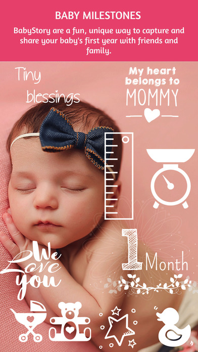 BabyStory - baby & pregnancy milestone stickers screenshot 3