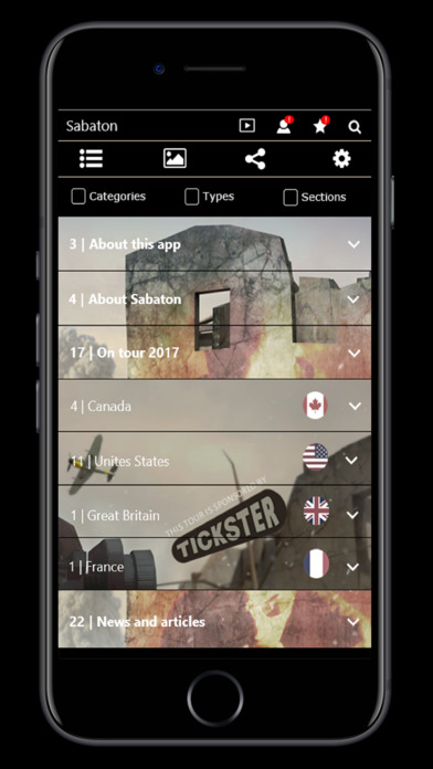 Sabaton Official App screenshot 4