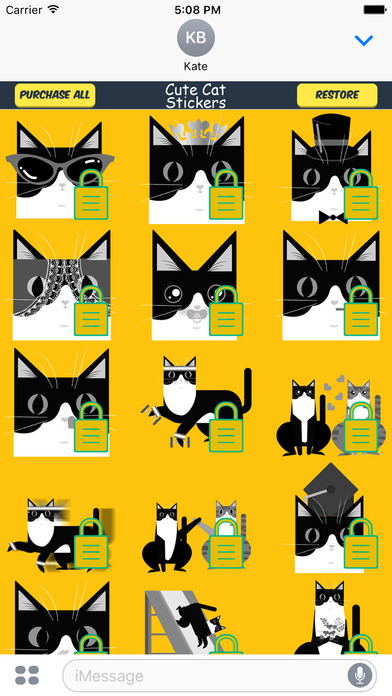 Cute Cat Stickers screenshot 3