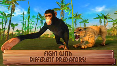 Chimpanzee Monkey Simulator: Jungle Survival screenshot 2