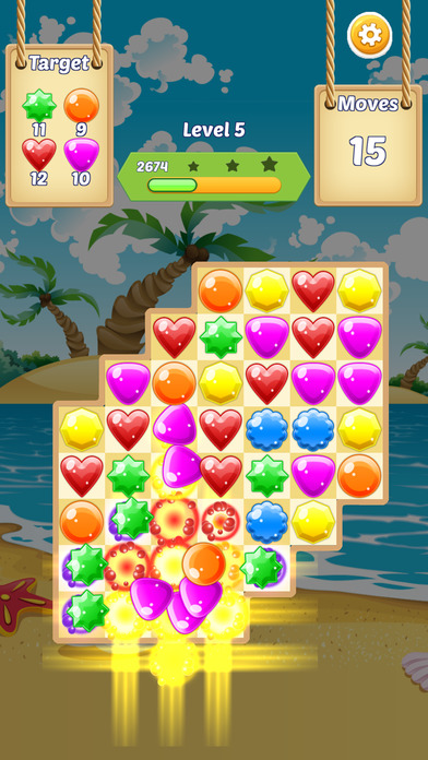 Candy Blast Match 3 : Summer screenshot 3