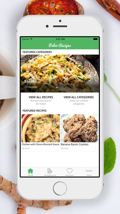 Caveman Feast Paleo Recipes | Shopping List screenshot 2