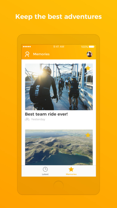 relive hiking app