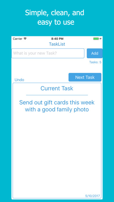 TaskList - One task at a time screenshot 3
