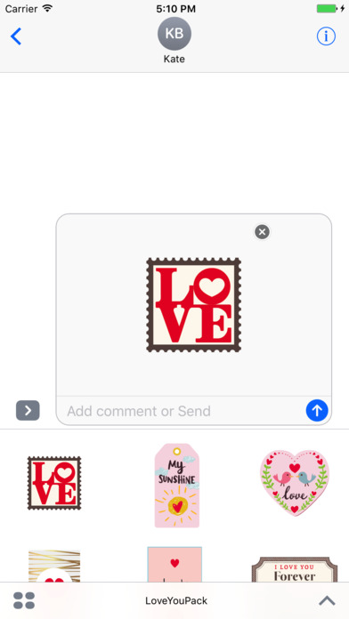 Love Cards - stickers & emoji screenshot 4