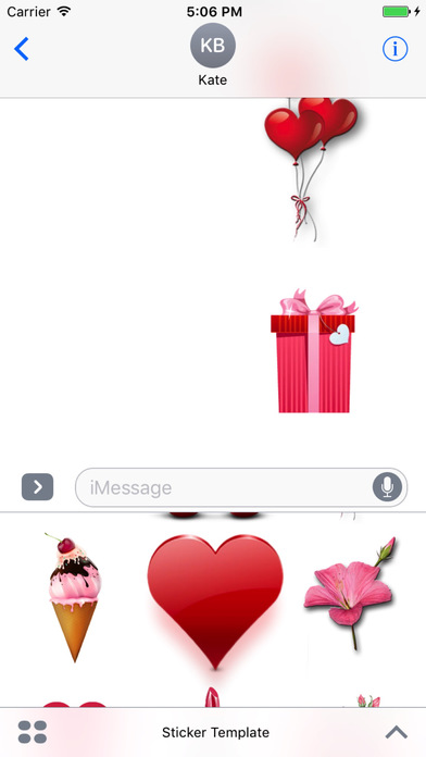 Magic Lovely Stickers for iMessage screenshot 3
