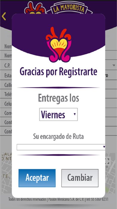 Pasión Mexicana Cliente screenshot 3