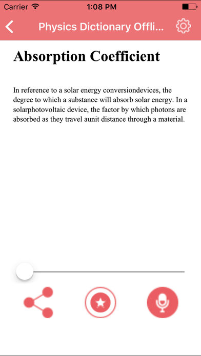 Physics Dictionary Terms Concepts screenshot 3