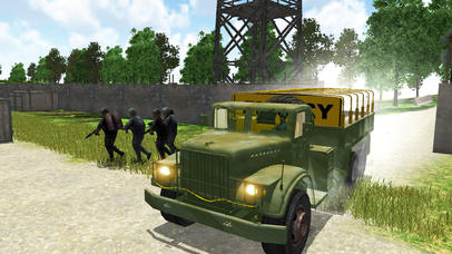 4x4 Military Jeep Driving Simulator in War Land screenshot 4