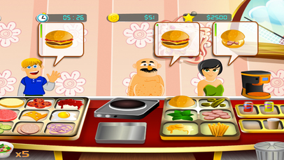 Burger Cooking Fever: Food Court Chef Game screenshot 4