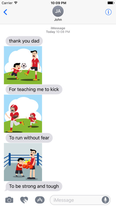 Sports Dad Happy Father's Day Stickers screenshot 3