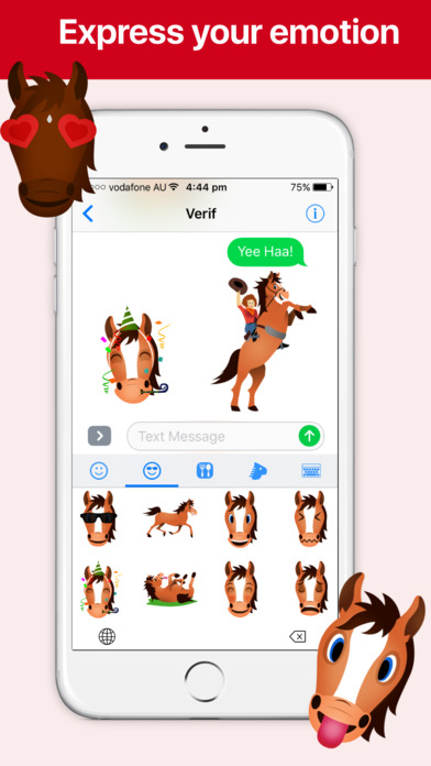 Horse Emoji - Fun Mojis & Stickers screenshot 2
