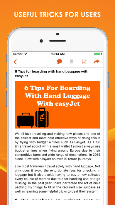 GuideBook for easyJet screenshot 3