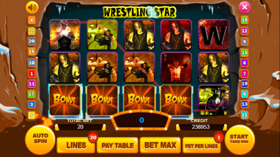 Wrestling Slot Machine : Win virtual millions Game screenshot 3