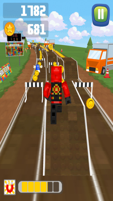 3D Block Ninja Running Pro screenshot 2