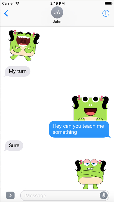 Little Froggy Emoji & Sticker for Chatting screenshot 4