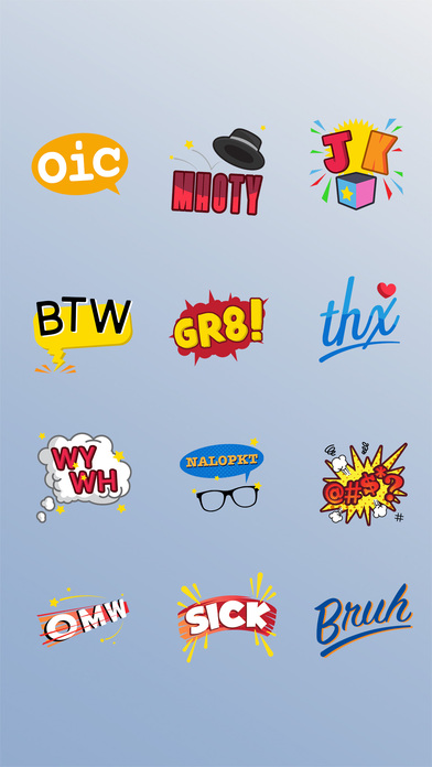 Net Lingo Stickers screenshot 4