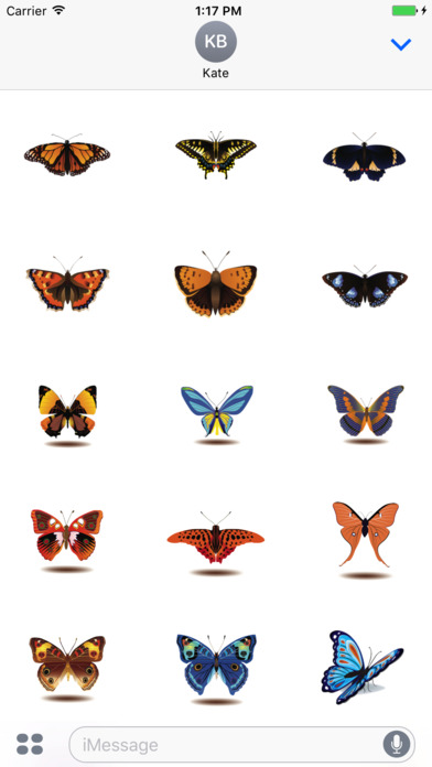Butterfly Art Stickers screenshot 2