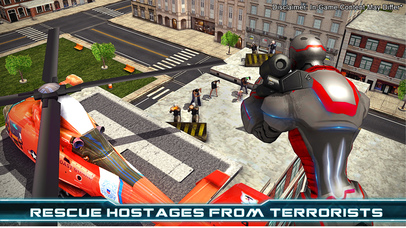 Superhero Robot Game-Futuristic Flying Robot World screenshot 3