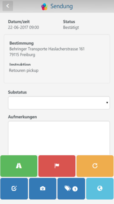Istia Shipment App screenshot 2