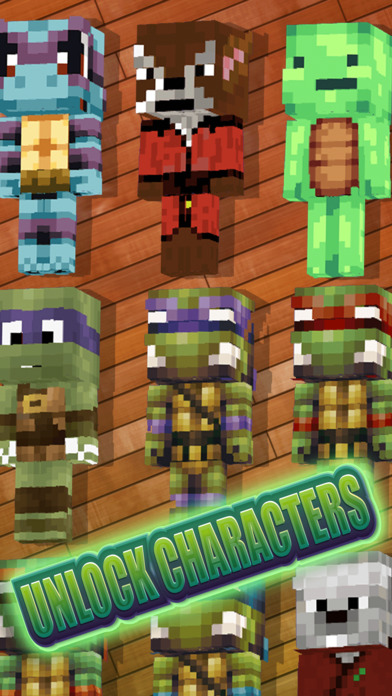 Turtles 3D Skins Crossy Block Games screenshot 3
