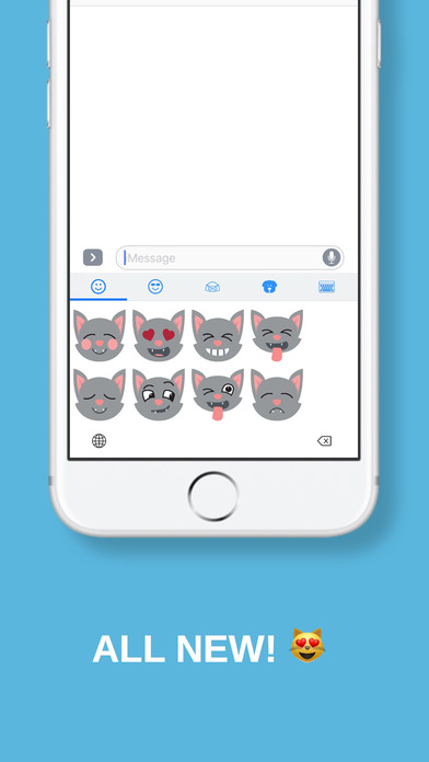 Cat + Kitty Emojis & Stickers - Cat Moji! screenshot 2