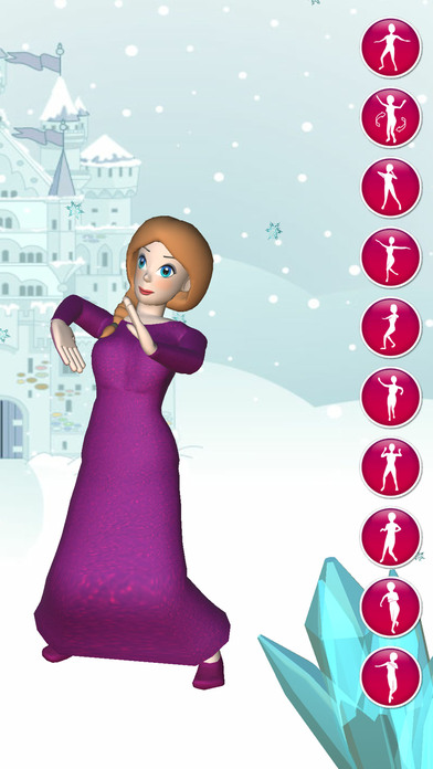 Dance with Snow Queen – Princess Dancing Game screenshot 3