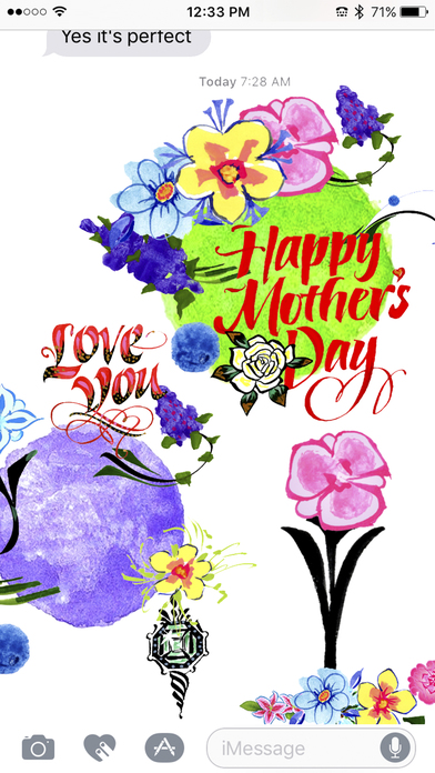Create Mother's Day with Calligraphic Art screenshot 3