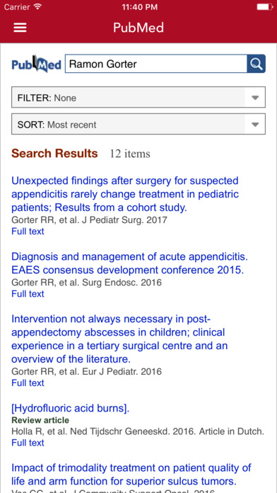 PhD App Gorter screenshot 2