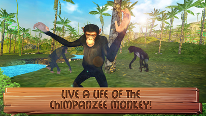 Chimpanzee Monkey Simulator: Jungle Survival screenshot 3