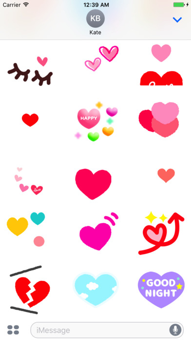 Heart Animated Love Stickers screenshot 2