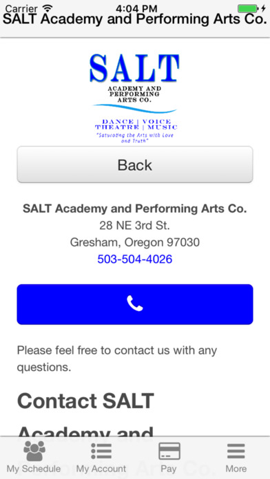 SALT Academy and Performing Arts Co screenshot 3