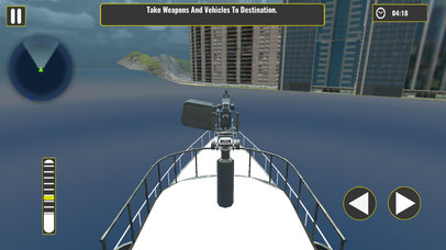Offroad Army Truck – Cargo Ship & Flight Simulator screenshot 2