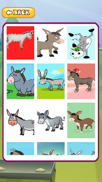 Animal Games Jigsaw Puzzle Donkey Edition screenshot 2