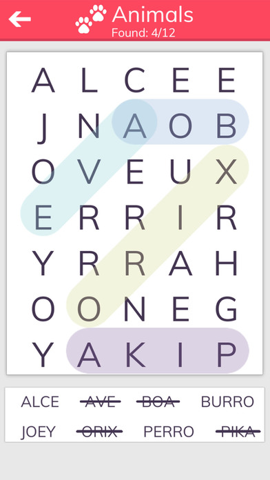 Word Search Challenge - Find the hidden words screenshot 3