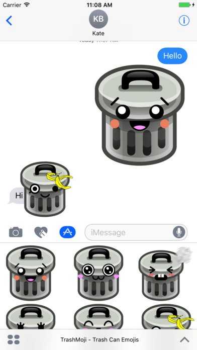 TrashMoji - Trash Can Emojis screenshot 2