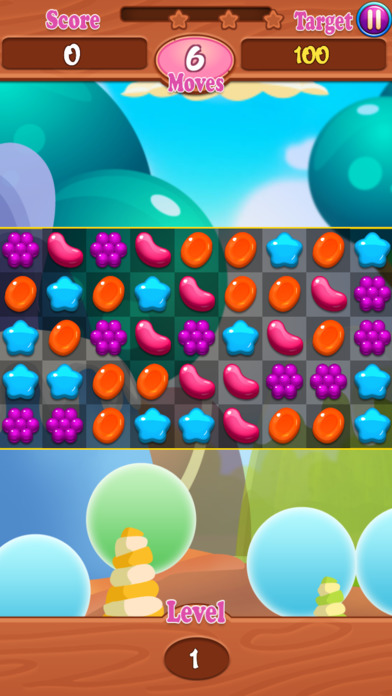 Jelly garden - match 3 crush screenshot 2