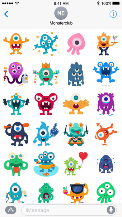 Happy Monster stickers screenshot 4