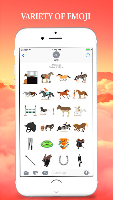 Horse Emojis for iMessage screenshot 3