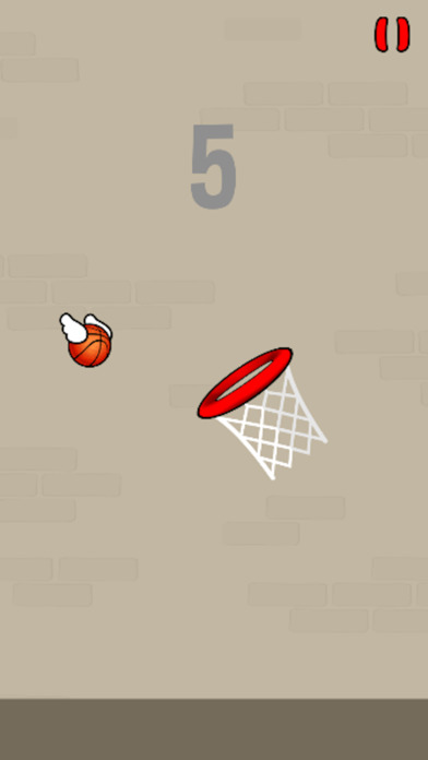Flappy Dunk - Ball through the Basket screenshot 3