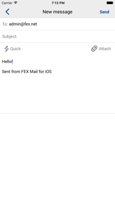 FEX Mail screenshot 3