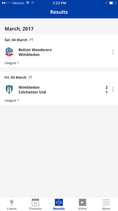 AFC Wimbledon Official App screenshot 3