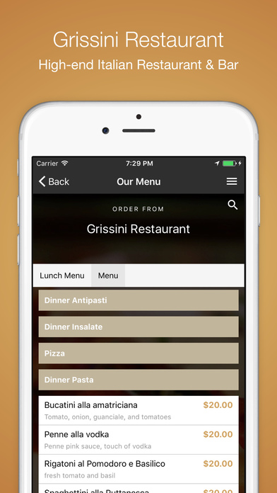 Grissini Restaurant screenshot 2