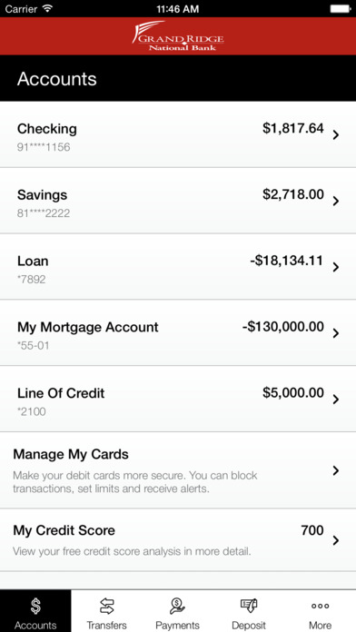 Grand Ridge Mobile Banking screenshot 3
