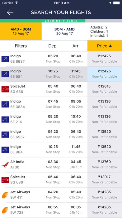 Arzoo, Flight Booking screenshot 3